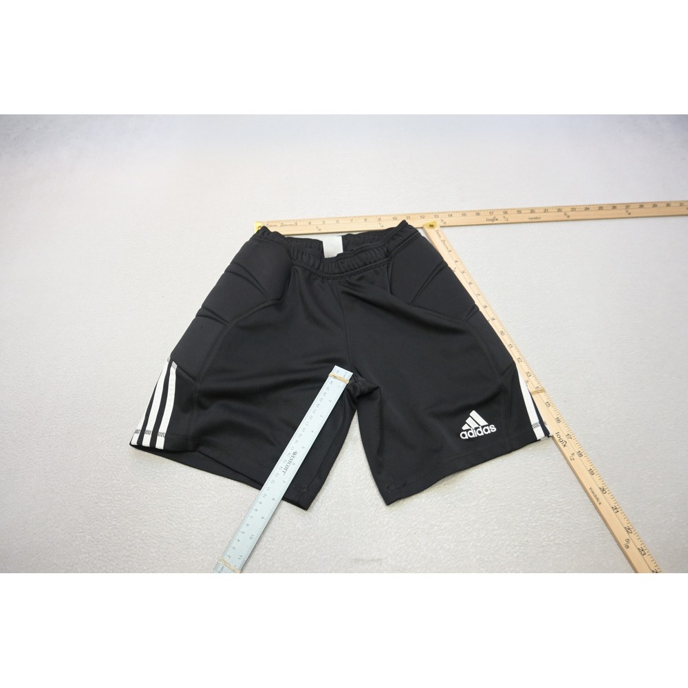 Adidas Goalkeeper Shorts Men Small Black Padded Climalite Soccer Athletic EUC
